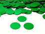 Round Confetti, Green 1/4" by the pound or packet